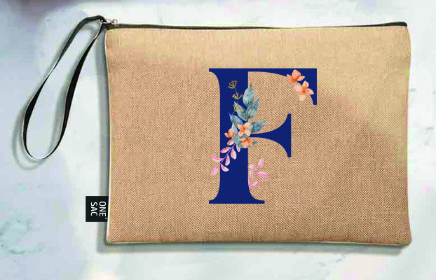 Sac à main Lettre F (Modèles variés) (25 × 18 × 1 cm)